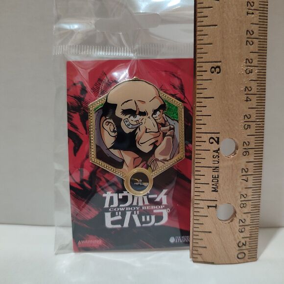Cowboy Bebop Jet Black Golden Series Enamel Pin Official Full Color Badge - Picture 2 of 2